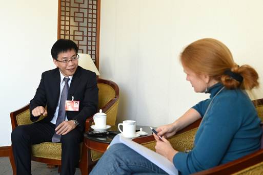 【南粤要闻】广东南粤银行董事长韩春剑接受英国《金融时报》记者采访